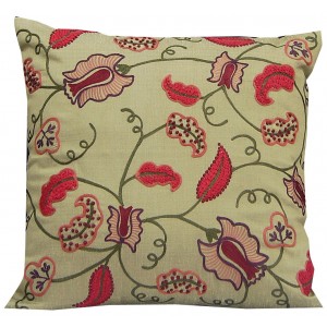 floral vine pillow