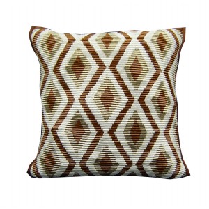 corded diamond pillow 