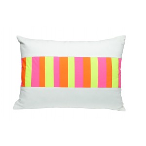 neon barcode pillow 