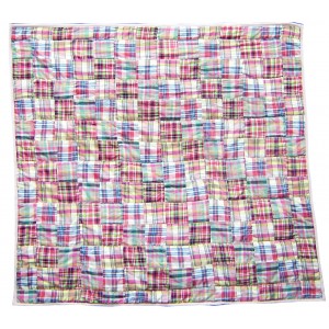 think pink patchwork quilt