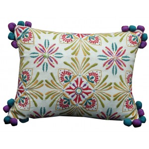 deco floral pillow 