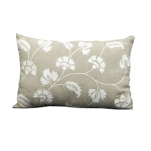 natural floral pillow