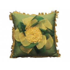 petal organza pillow