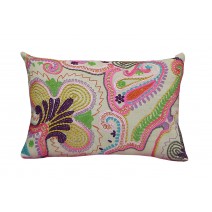 corded paisley pillow