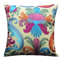 bright baroque pillow