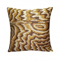 wood grain brown pillow 