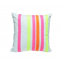neon multi stripe  pillow  