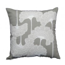 linen floral pillow