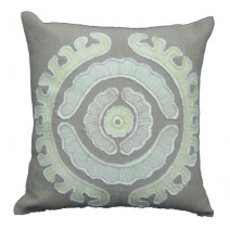 suzani applique pillow