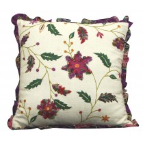 floral trellis pillow