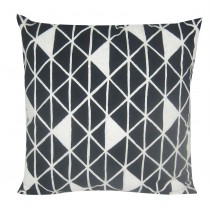 diamond grid pillow