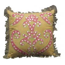 totem motif pillow