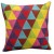  bright triangles pillow