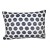 dots in blue pillow